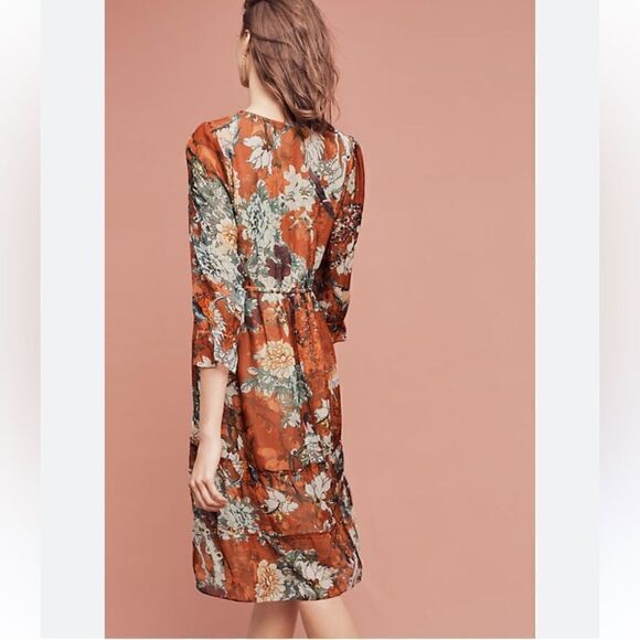 HEMANT & NANDITA  Zeri Peasant Dress - Picture 2 of 16